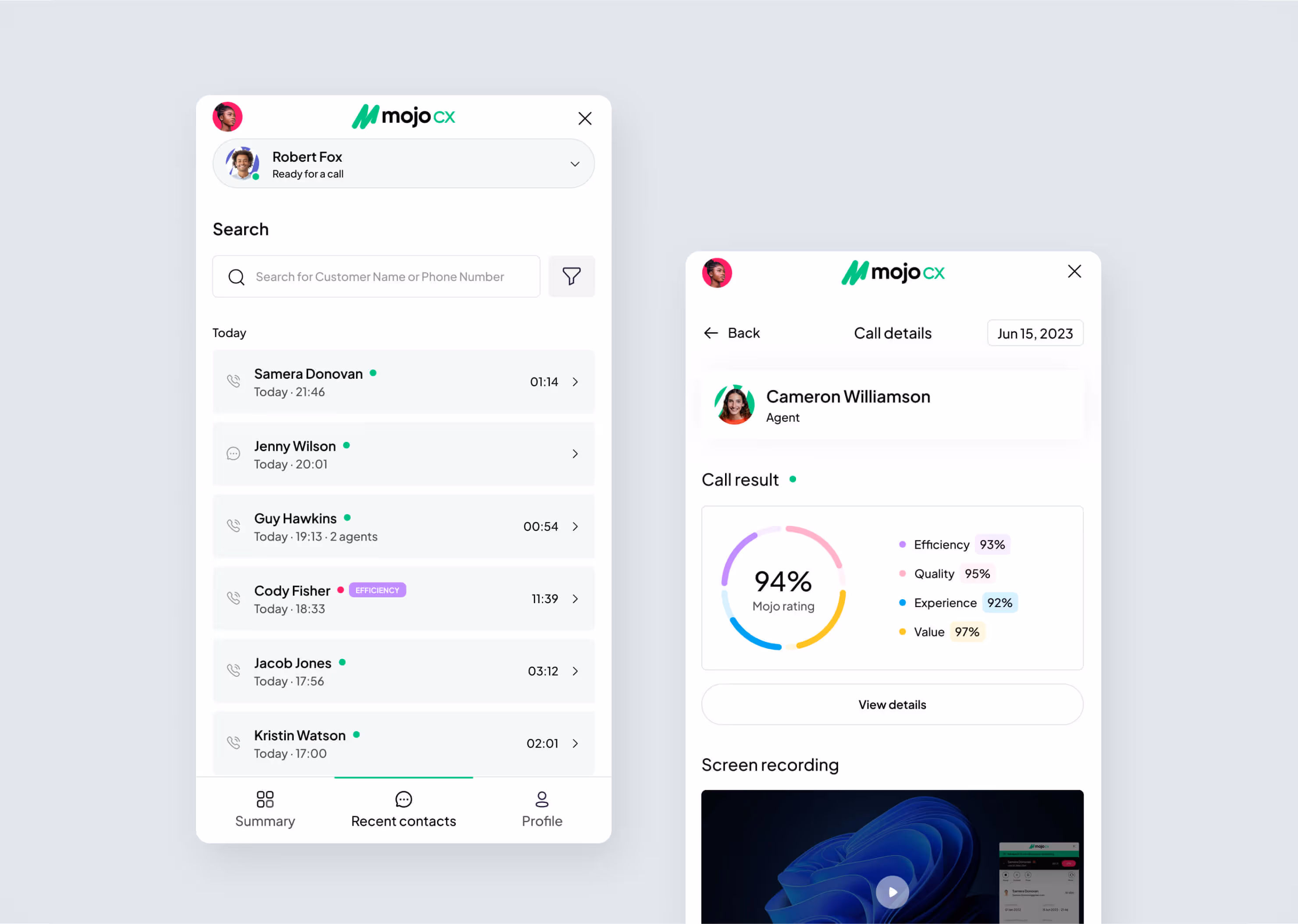 MOJO-CX by TMAC streamlines contact centers with AI-powered coaching and prompts. project image 3
